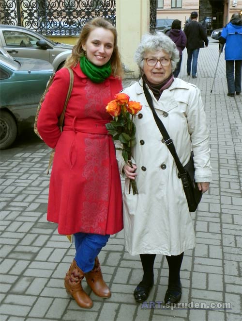Наталья Горбаневская и Ксения Сахарнова